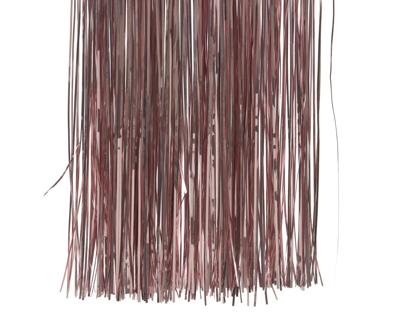 5 stuks! Lametta vinyl glans l50 en b40cm veloursroze Kerst Decoris - Decoris