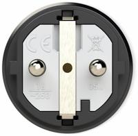 PC Electric 0511-ss Stekker met randaarde Rubber 250 V Zwart IP54 - thumbnail