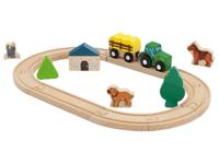 lupilu Houten treinset (Boerderij) - thumbnail