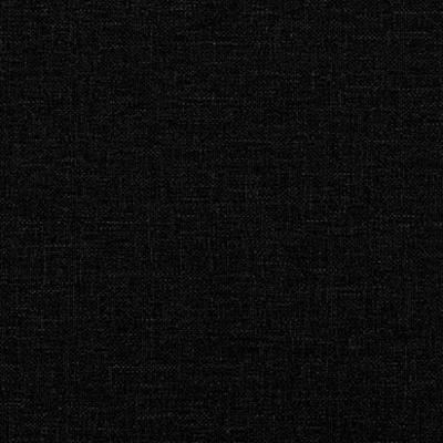 Tweezitsbank met sierkussens 120 cm stof zwart