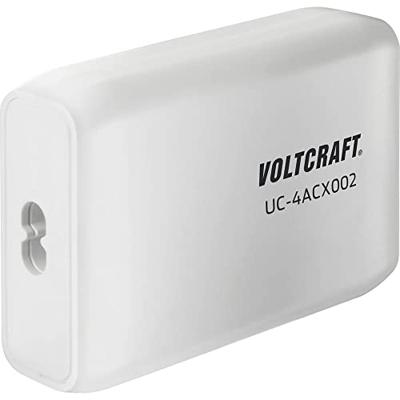VOLTCRAFT UC-4ACX002 USB-oplader 62 W 1x USB-C, 3x USB-A USB PD Wit Binnen VOLTCRAFT UC-4ACX002 USB-oplader 62 W 1x USB-C, 3x USB-A USB PD Wit Binnen