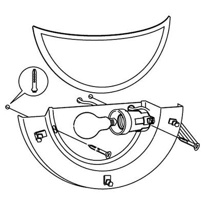 Eglo WandlampPlanet 1 rvs - 83163