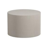 WOOOD Ronde Bijzettafel 'Sanne' 60cm, kleur Antique Beige - thumbnail