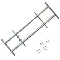 VidaXL Raambeveiliging verstelbaar met 2 dwarsstangen 1000-1500 mm - thumbnail
