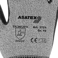 Asatex Snijbestendige handschoen | maat 8 gemêleerd/zwart | EN 388 PSA-categorie II | EN 388 | 10 paar - 3721/8 3721/8 - thumbnail
