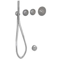 Badkraanset Wiesbaden Dreams met Inbouwdeel en Badoverloop Chroom - thumbnail