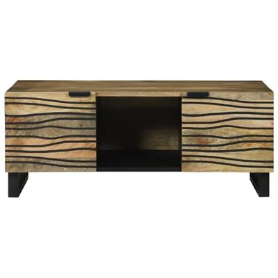 Salontafel Bruin en zwart 100 x 54 x 40 cm