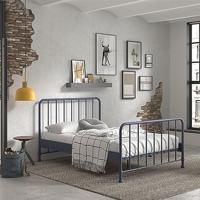 Vipack bed Bronxx - denim blauw - 140x200 cm - Leen Bakker - thumbnail
