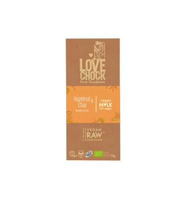 Lovechock Mild hazelnut & chai (70 gr)