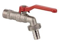 Kirchhoff Messing kogelkraan, vernikkeld, 3/4"ET x 1"ET x 3/4"mondstuk - 986189048 - thumbnail