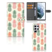 Samsung Galaxy S22 Ultra | Book Cover | Ananas - thumbnail