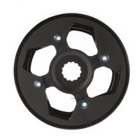 Miranda chainflow 38t zwart staal e-bike - thumbnail