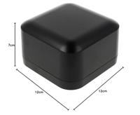 Hammond Electronics 1556DABK Universele behuizing 120 x 120 x 70 ABS kunststof Brandvertragend Zwart 1 stuk(s) - thumbnail