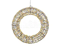 Kerstkrans Metaal 500 LED Ø38cm - thumbnail