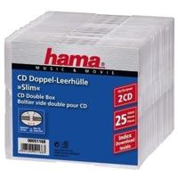 Hama cd slim dubbel jewel case 25-pack - thumbnail