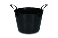 Emmer V-Trug Flexi Zwart 14 liter - thumbnail