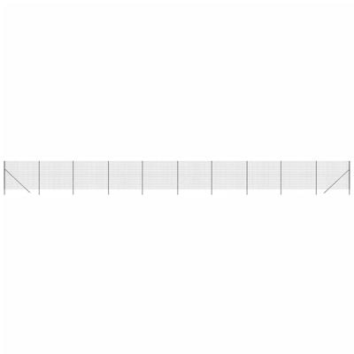 Draadgaashek 1,4x25 m gegalvaniseerd staal antracietkleurig