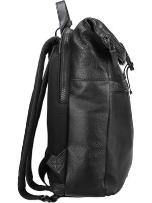 Burkely Minimal Mason Rolltop Backpack 14"-Black