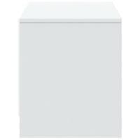 Tv-meubel met LED 97x34x40 cm bewerkt hout wit - thumbnail