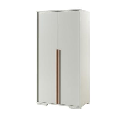 Vipack 2-deurs kledingkast Londen - wit - 195,2x98,4x56 cm - Leen Bakker