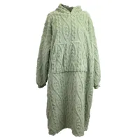 Unique Living hoodie pleun 78x120cm tea green - thumbnail