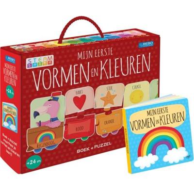 Vormen en kleuren Puzzel met boek