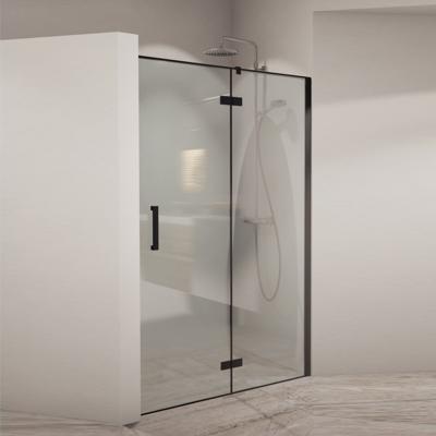 Nisdeur BWS PC Design 90x200 cm 8mm Mat Zwart