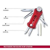 Victorinox Golf Tool 0.7052.T Multitool Aantal functies 10 Rood (transparant) - thumbnail