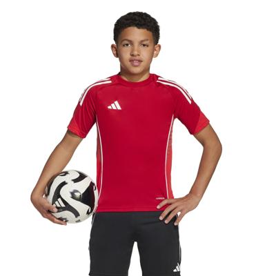 adidas Tiro 25 Competition Trainingsshirt Kids Rood Wit