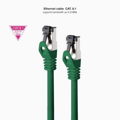 USB-kabel NANOCABLE 10.20.2002-GR Groen 2 m
