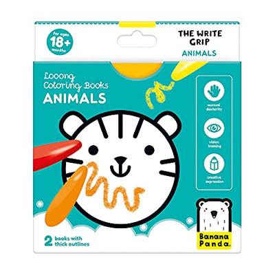 Banana Panda - kleurboekje de schrijf greep dieren Banana Panda - kleurboekje de schrijf greep dieren