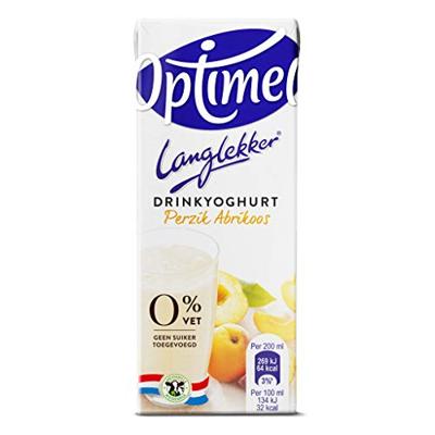 Drinkyoghurt optimel ll perzik abrikoos 20cl | 5 stuks