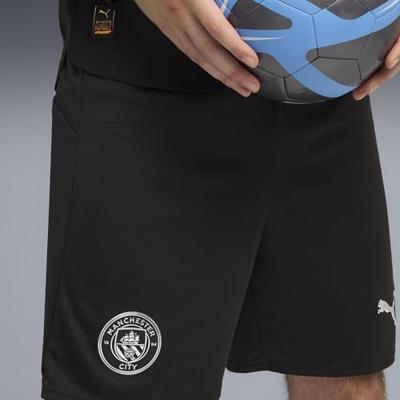 Manchester City Uit Broekje Senior 2025/2026 - Maat M - Kleur: Zwart | Soccerfanshop