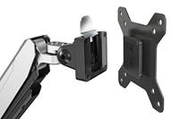 Digitus DA-90353 Monitor-tafelbeugel 2-voudig 25,4 cm (10) - 68,6 cm (27) Zwart Kantelbaar, Zwenkbaar, Roteerbaar - thumbnail