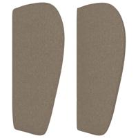 Boxspring met matras stof taupe 80x200 cm - thumbnail