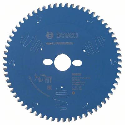 Bosch Professional Cirkelzaagblad voor Aluminium | Expert for Aluminium | Ø 216mm Asgat 30mm 64T - 2608644110