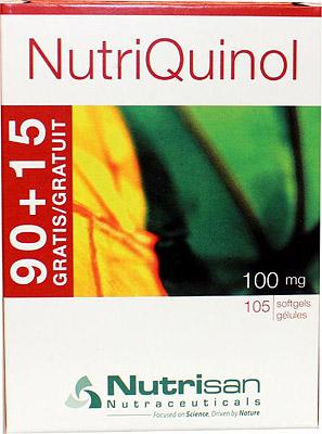 Nutrisan NutriQuinol 100mg Hartfunctie & Energie 105Capsules