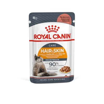 Royal Canin Hair & Skin Care kattenvoer Natvoer (12x85g) - thumbnail