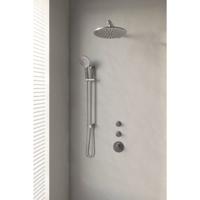 Thermostatisch Inbouwdoucheset Brauer Brushed 30 cm Hoofddouche Wandarm 3 Standen Handdouche op Glijstang Geborsteld Nikkel Brauer - thumbnail