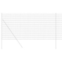 VidaXL Euro hek grijs 1,2 x 10 m pvc-gecoat ijzer - thumbnail