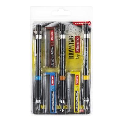 Aristo ar-23559 vulpotlodenset hb 0.35/0.5/0.7mm met gratis potloodstiftjes - thumbnail