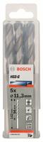 Bosch Accessories 2608585532 HSS Metaal-spiraalboor 11.3 mm Gezamenlijke lengte 142 mm Geslepen DIN 338 Cilinderschacht 5 stuk(s) - thumbnail