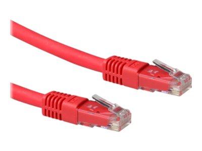 ACT IB1210 LSZH U/UTP CAT6A patchkabel Rood - 10 meter