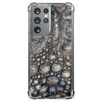 Samsung Galaxy S21 Ultra Case Anti-shock Krokodillenprint - thumbnail