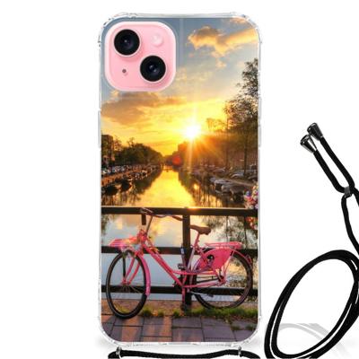 iPhone 15 Plus Telefoonhoesje met valbescherming Amsterdamse Grachten iPhone 15 Plus Telefoonhoesje met valbescherming Amsterdamse Grachten