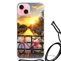 iPhone 15 Plus Telefoonhoesje met valbescherming Amsterdamse Grachten - thumbnail