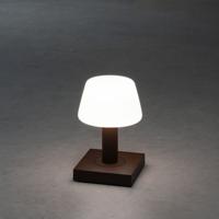 Konstsmide 7825-972 Monaco LED-accutafellamp Roest - thumbnail