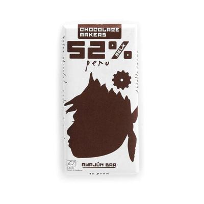 Chocolatemakers Awajun 52% donkere melk fairtrade bio 80 Gram