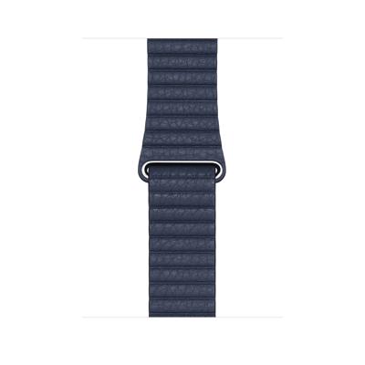 Apple Leather Loop Apple Watch medium 42mm / 44mm / 45mm / 49mm Diver Blue