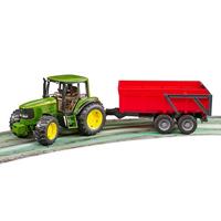 Bruder 02057 John Deere 6920 Tractor met Aanhanger 1:16 - thumbnail